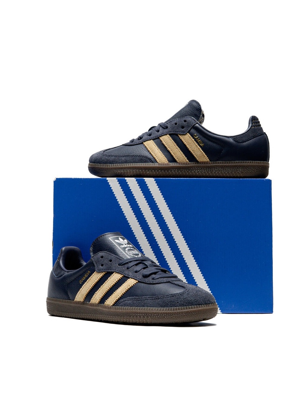 adidas Samba OG
Shadow Navy Golden Beige Men’s Shoe JR0894